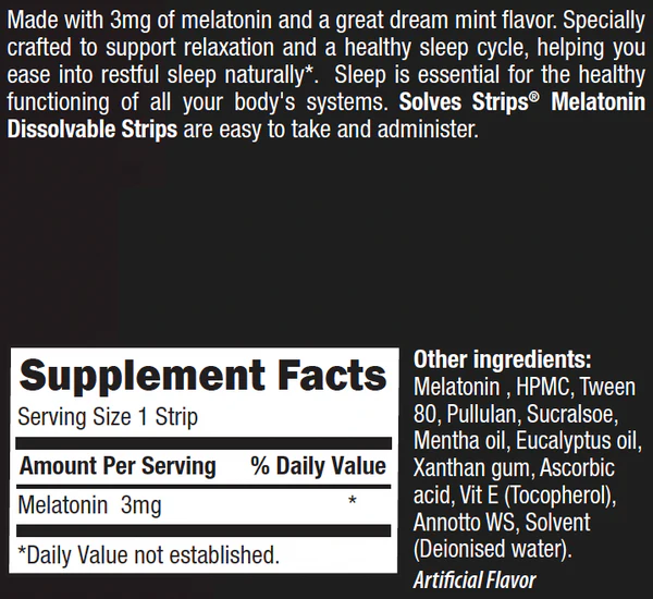 Melatonin Dream Mint Strips - Image 3