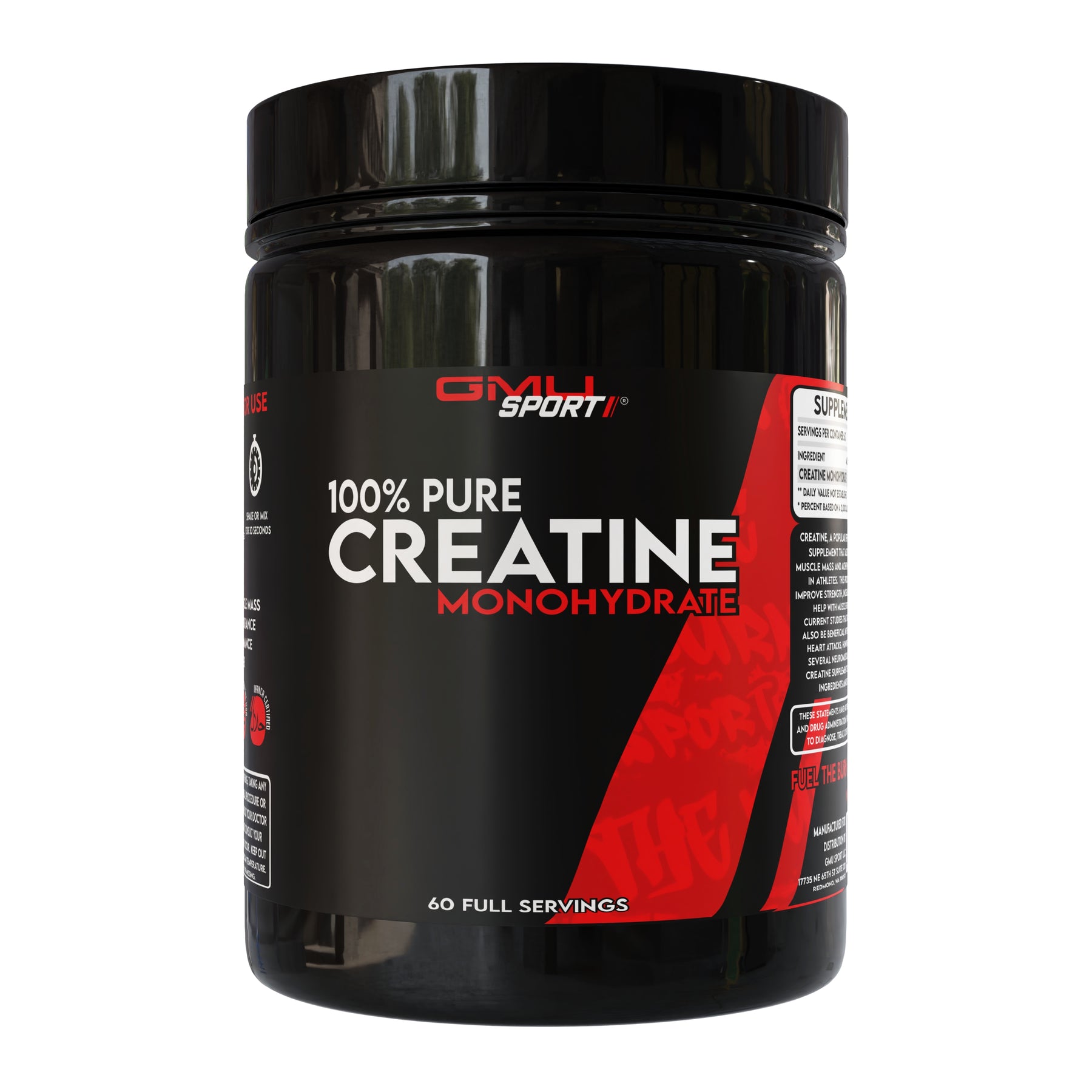Creatine Monohydrate Unflavored Front 1800x1800