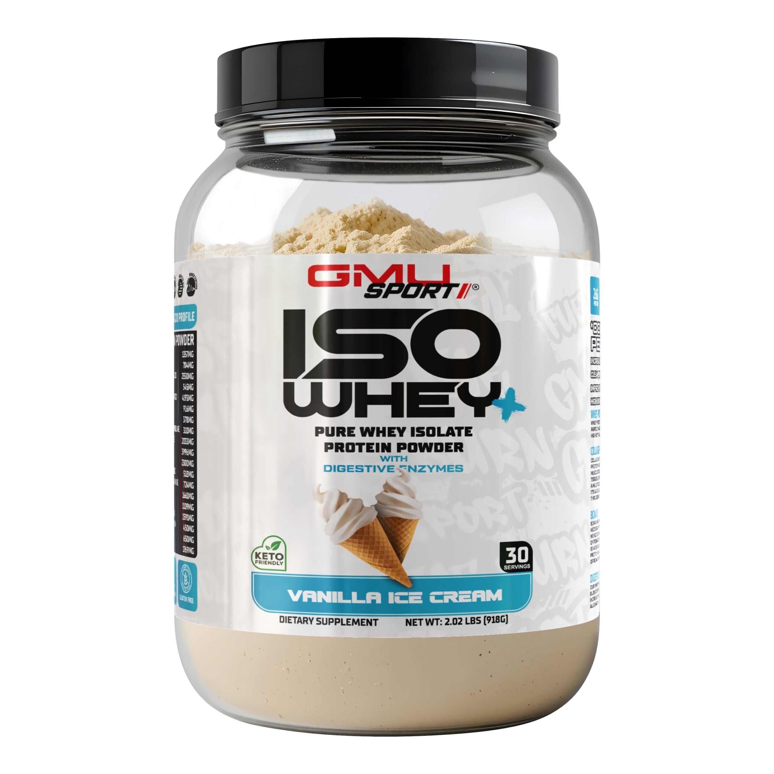 2lb ISO Whey Vanilla Ice Cream