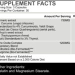 NitricOxide SupplementFacts