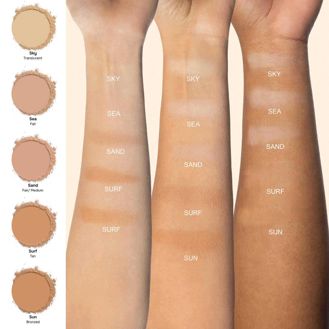 Paradise Powder chart