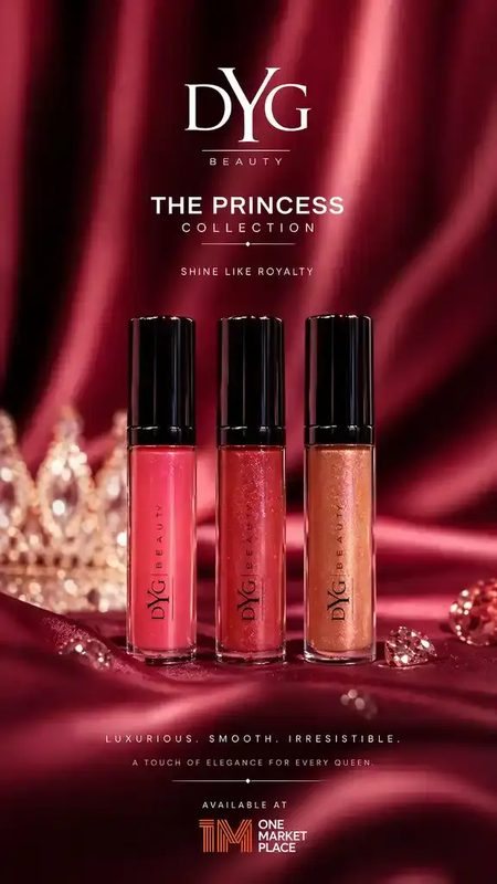 DYG Beauty Princess Collection Lip Kit — 3 Piece Set