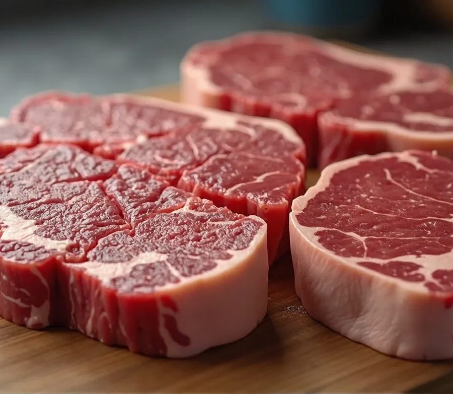 Hand-cut beef, ready for the smoker
