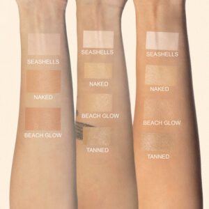 Sweet LeiLani shade swatches on skin